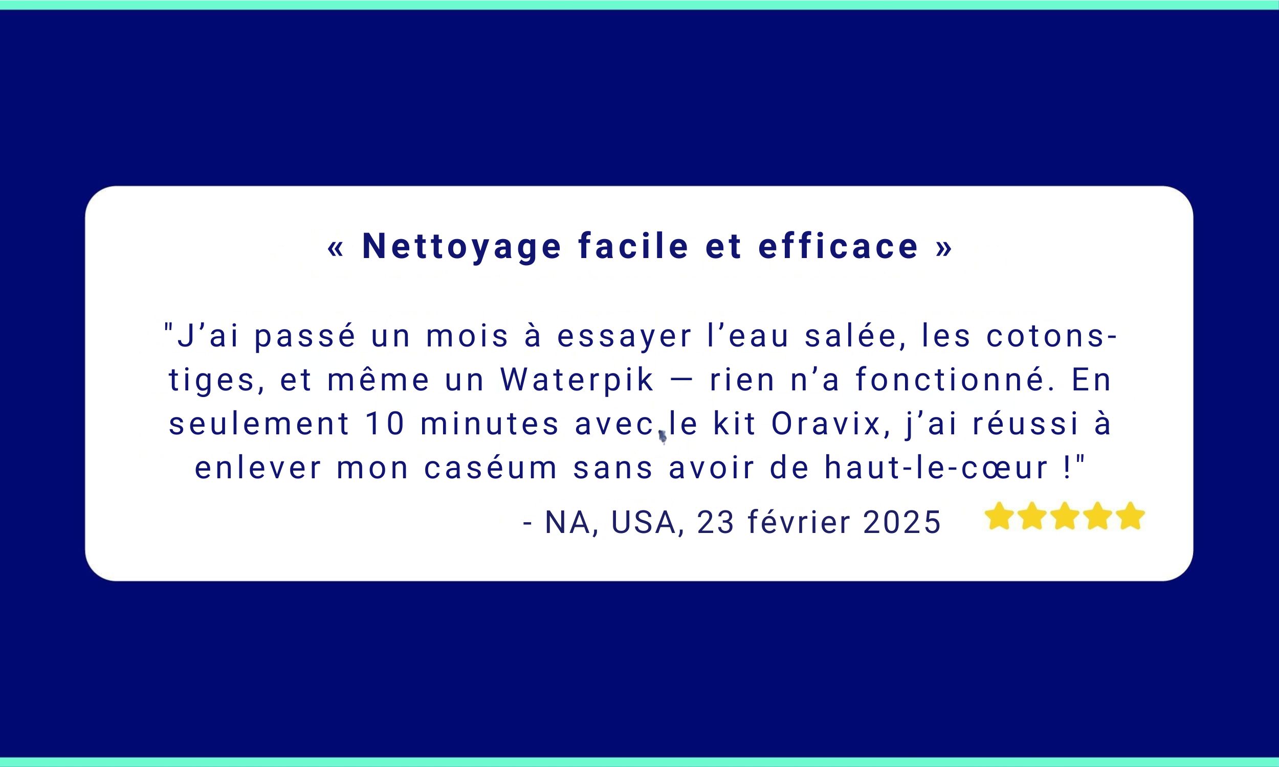 Nettoyage facile et efficace 