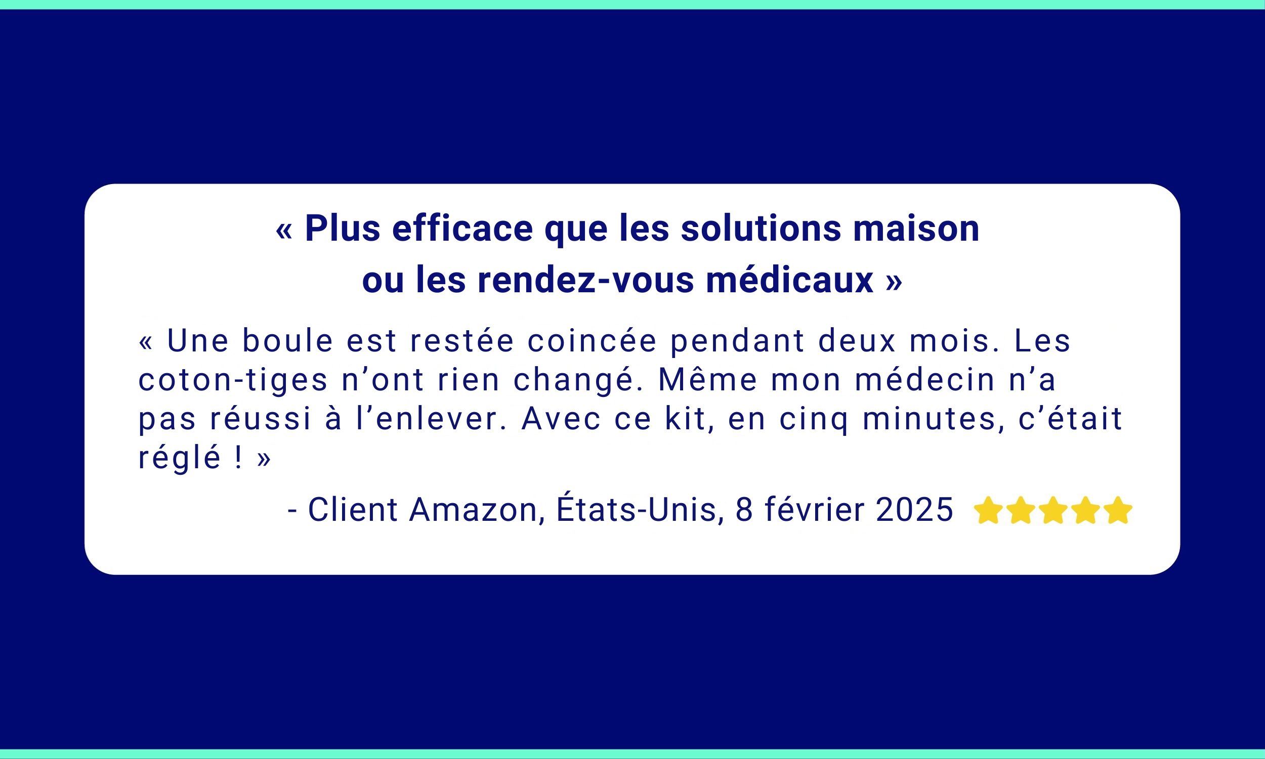 « Plus qu’un simple retrait : aide à éviter le retour du caséum »<br />
« Le gratte-langue a vraiment fait la différence. Avec une brosse à dents, j’avais toujours un haut-le-cœur. Là, tout s’enlève facilement, sans irritation. Ma bouche n’a jamais été aussi propre ! »<br />
